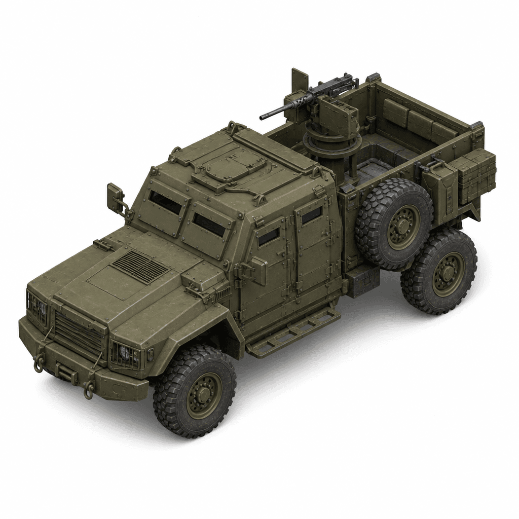 Gun truck: Light vehicle